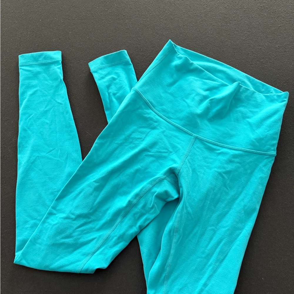 Lululemon Teal High-Rise Full-Length Leggings Sz 6